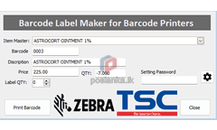 Auto Barcode Print